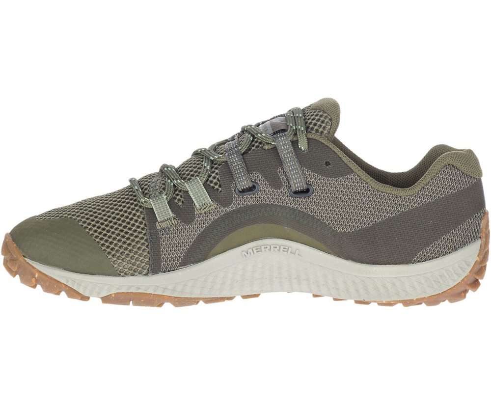Merrell Sneakers Olive - Trail Glove 6 - Womens 02CJNISBU